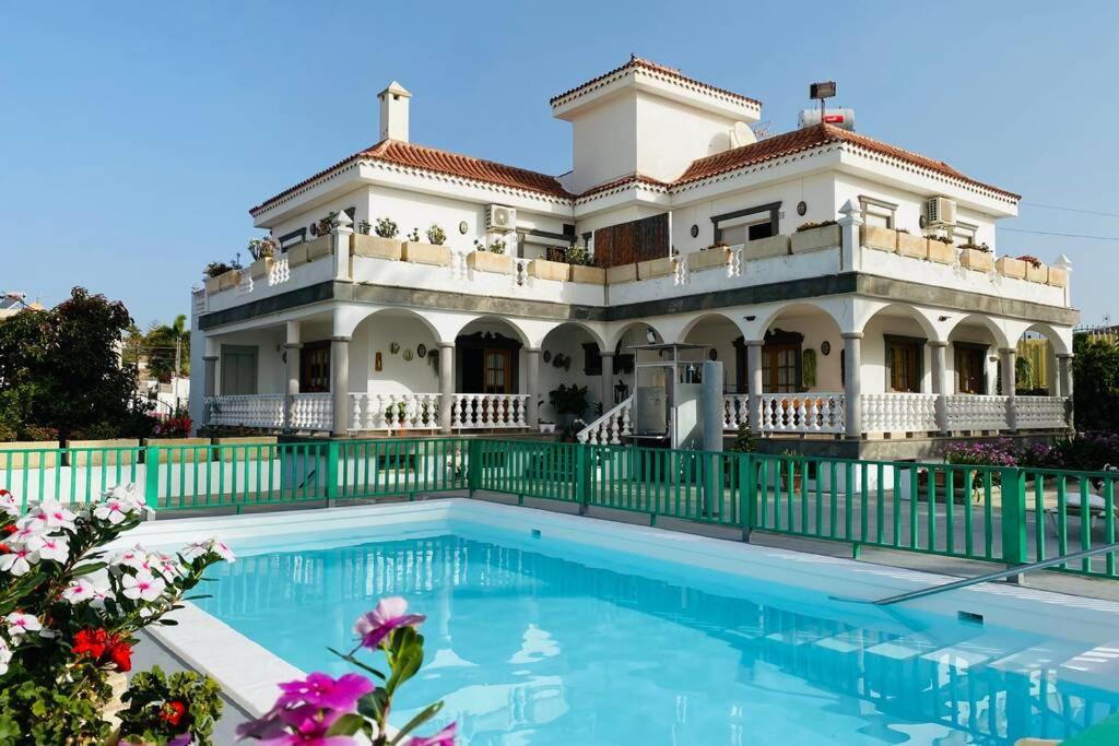 2 Apartments With Private Pool At Villa Diaz Aleman Salobre (Gran Canaria) Exterior foto